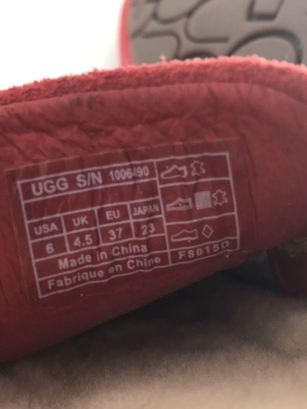 UGG Australia W Genoa Moccasin Loafers Size 6 Like New